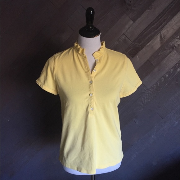 J. Crew Tops - J. Crew Yellow Polo Shirt 💛💛💛